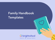 Family Handbook Templates - brightwheel