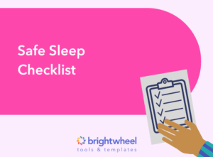 Safe Sleep Checklist for Childcare Providers